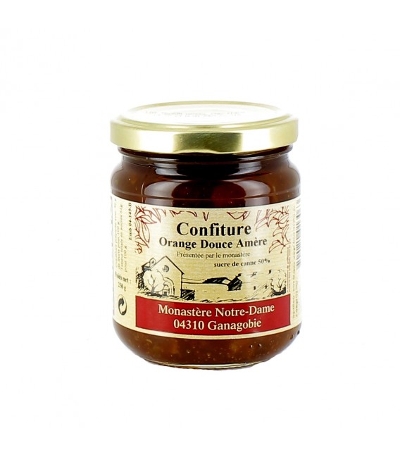 Confiture d orange douce et amère 250 g GANAGOBIE Abbaye Notre